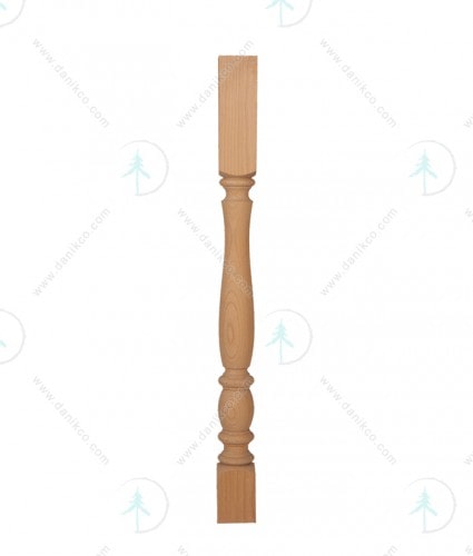 پایه نرده چوبی مدل رمان