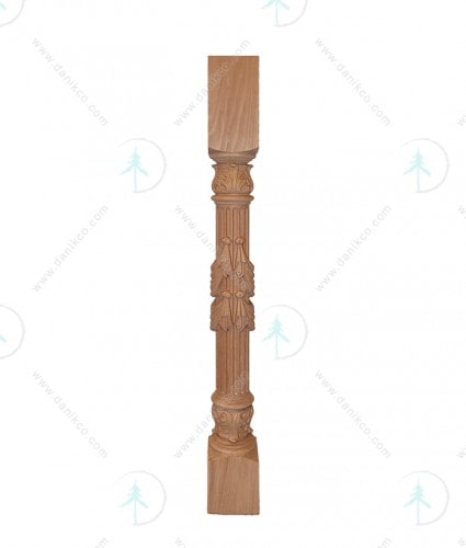 پایه نرده چوبی مدل شنل